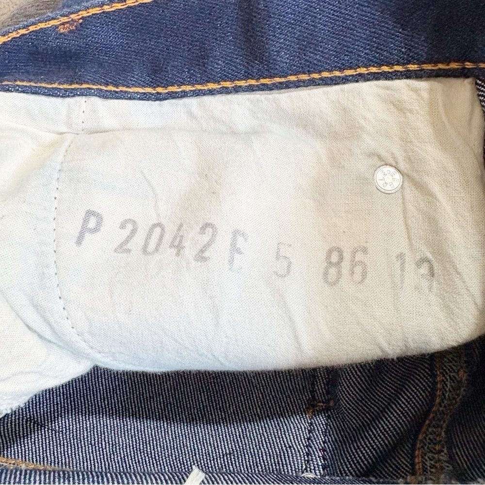 Vintage Gitano Dark Wash Jeans Size 29 Straight Leg Mom Jeans 80s 90s Retro - Picture 10 of 13
